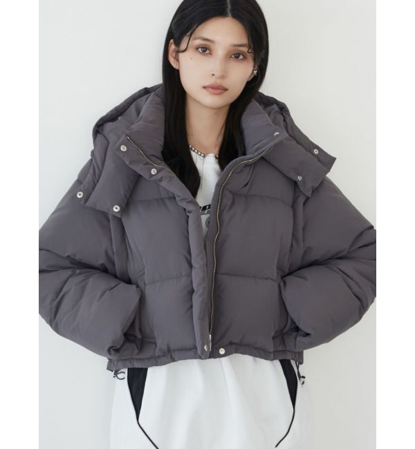 MURUA「マルチWAYショートエアコンダウン」|ブルゾン・スタジャン|グレー