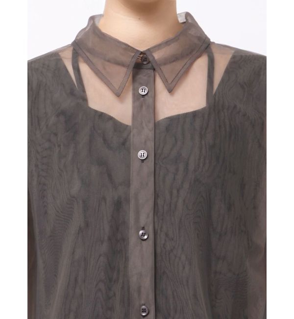 LAGUNAMOON「シアーチュールシャツ」|シャツ・ブラウス|