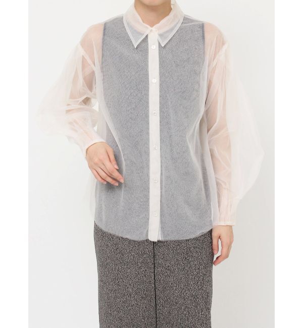 LAGUNAMOON「シアーチュールシャツ」|シャツ・ブラウス|