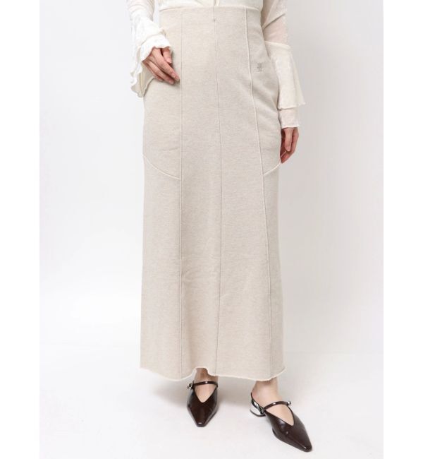 LAGUNAMOON「ラメスウェットナロースカート」|スカート|