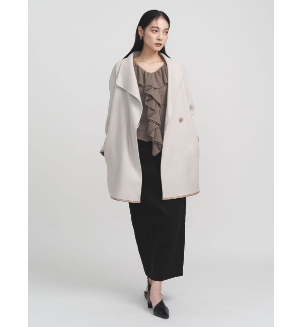 LAGUNAMOON「ラペルリバーコート」|その他|