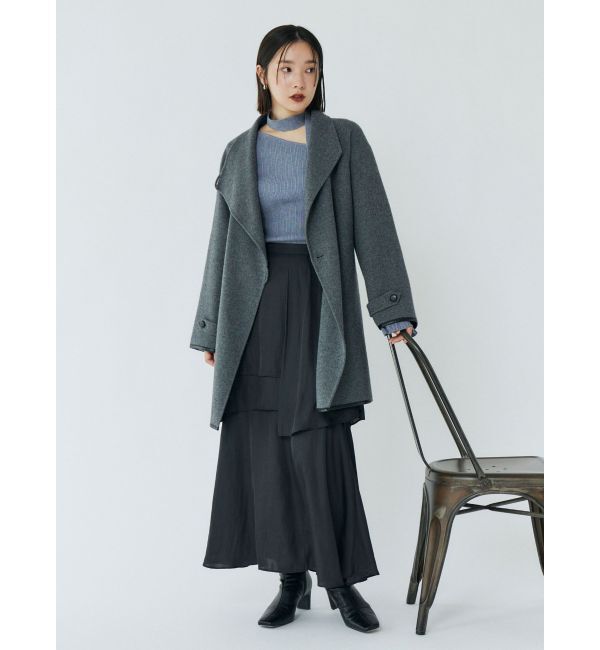 LAGUNAMOON「ラペルリバーコート」|その他|