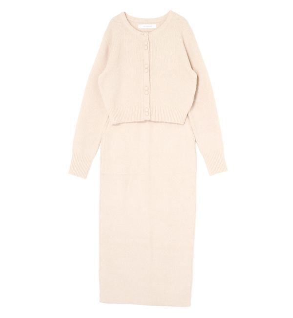 LAGUNAMOON「カーデニットセットアップ」|ワンピース|