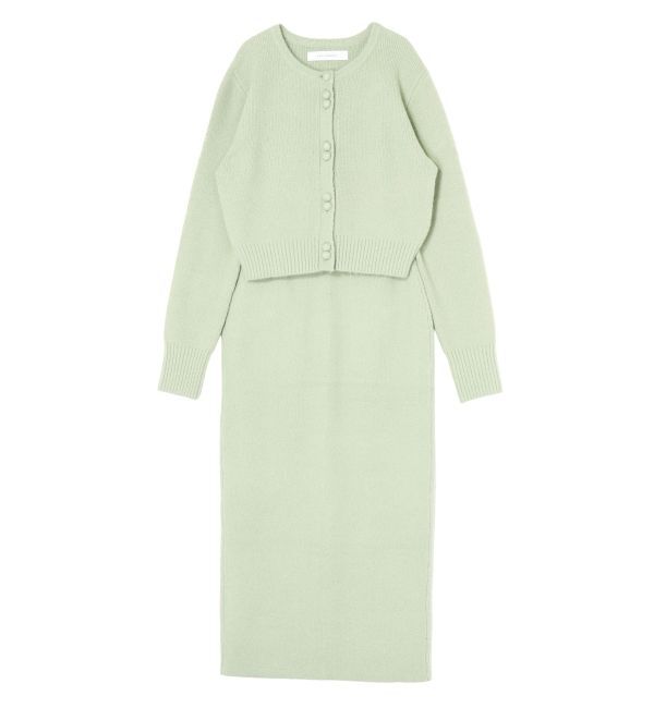 LAGUNAMOON「カーデニットセットアップ」|ワンピース|