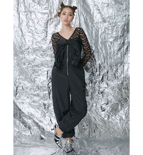 EVRIS「クロップドレーストップス」|Tシャツ・カットソー|