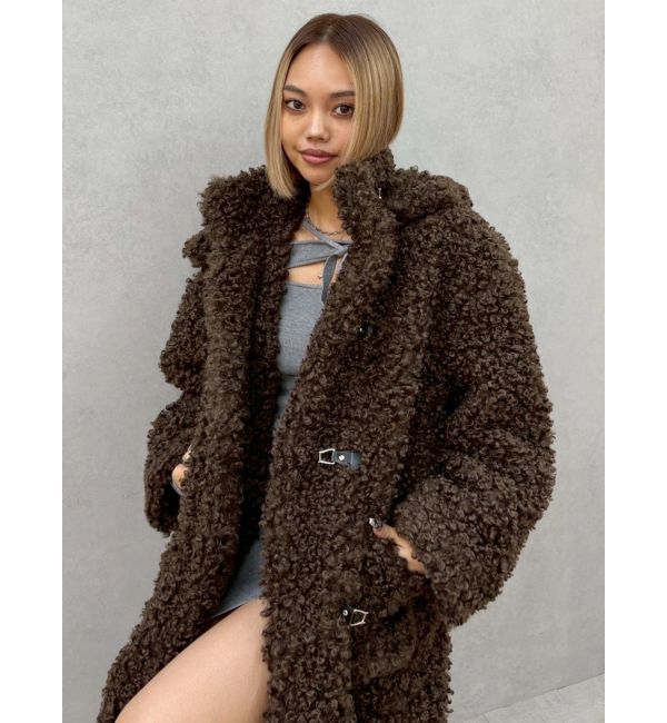 EVRIS「フェイクファーダッフルコート」|ダッフルコート|