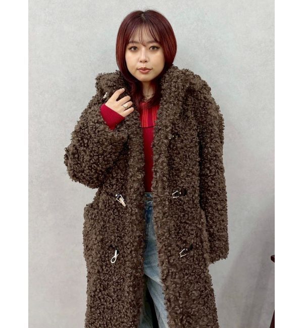 EVRIS「フェイクファーダッフルコート」|ダッフルコート|