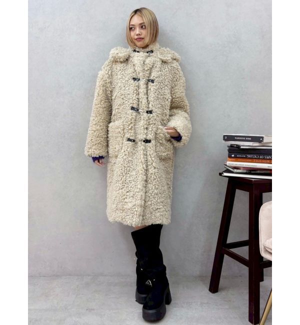 EVRIS「フェイクファーダッフルコート」|ダッフルコート|