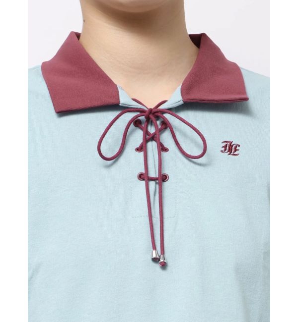 jouetie「レースアップポロトップス」|Tシャツ・カットソー|