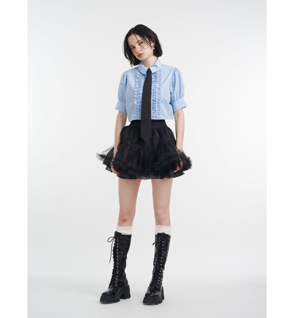 jouetie「ストレッチレースアップロングブーツ」|ロングブーツ|