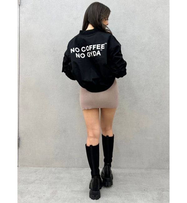 GYDA「NO COFFEE NO GYDAショートMA1」|ブルゾン・スタジャン|