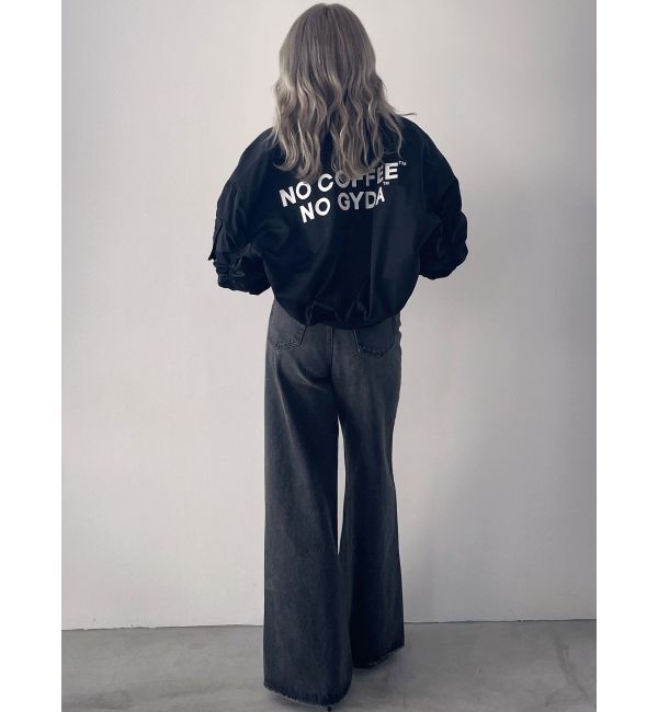 GYDA「NO COFFEE NO GYDAショートMA1」|ブルゾン・スタジャン|