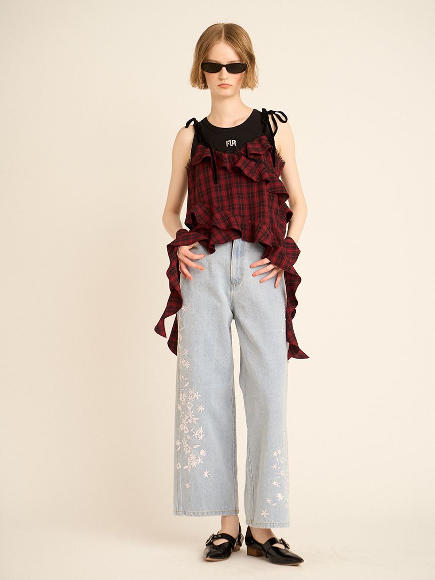 FURFUR「クリスタルロゴタンクトップ」|タンクトップ|