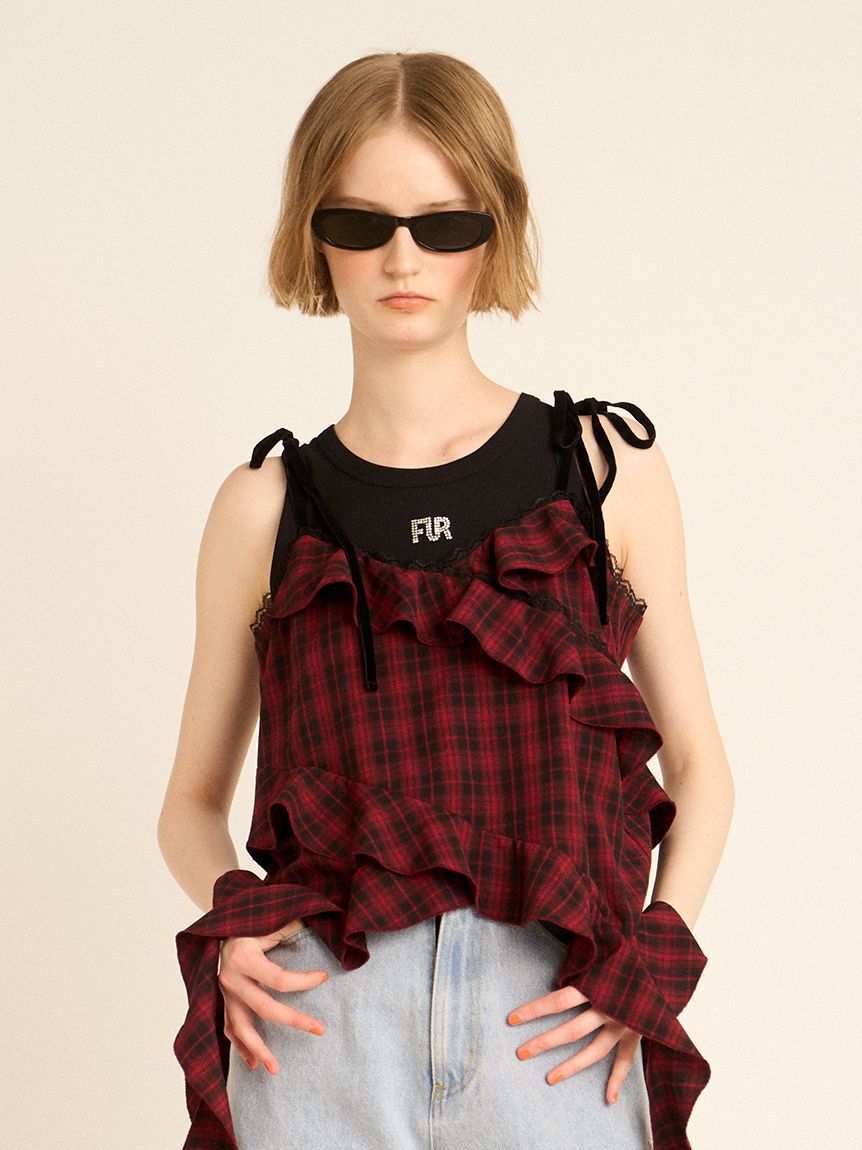 FURFUR「クリスタルロゴタンクトップ」|タンクトップ|BLK