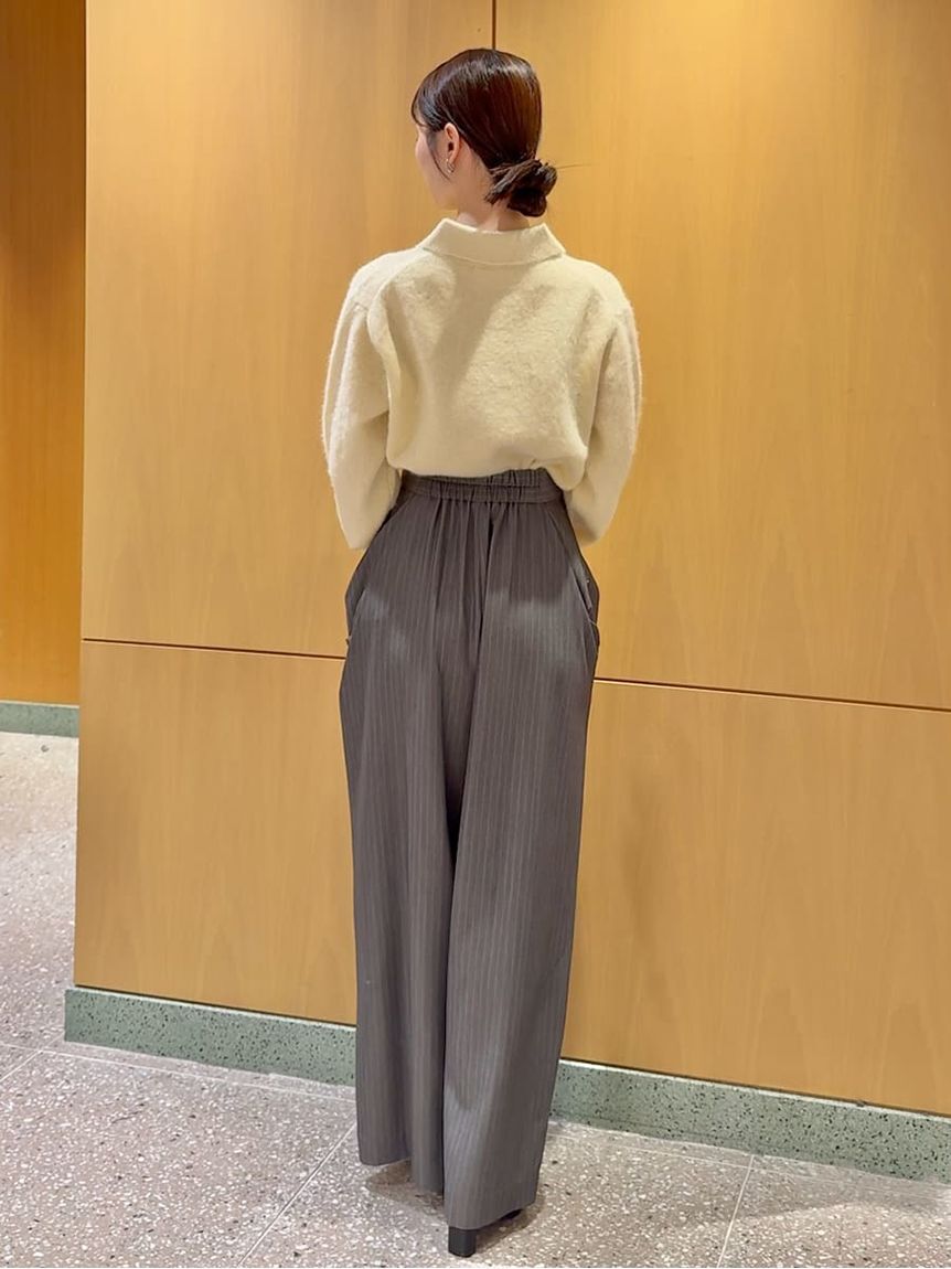 SNIDEL「【HIGH QUALITY】フォックスカシミヤニットポロ」|ニット・セーター|