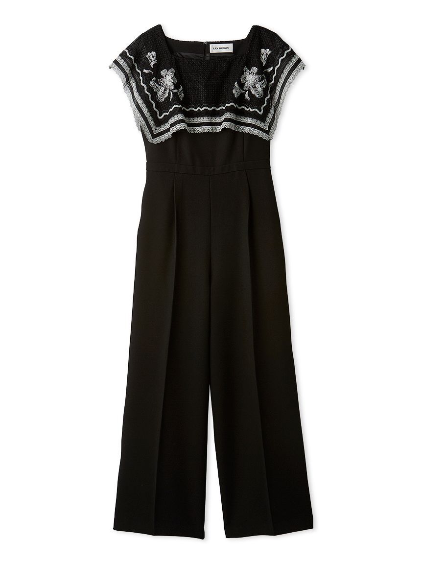 LILY BROWN「レースカラーコンビネゾン」|ワンピース|