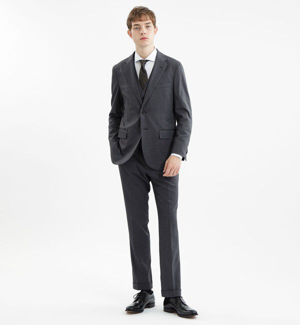 MACKINTOSH PHILOSOPHY「トロッター エクストラソリッドジャケット 2WAYピンヘッド調ストレッチ」|テーラードジャケット|