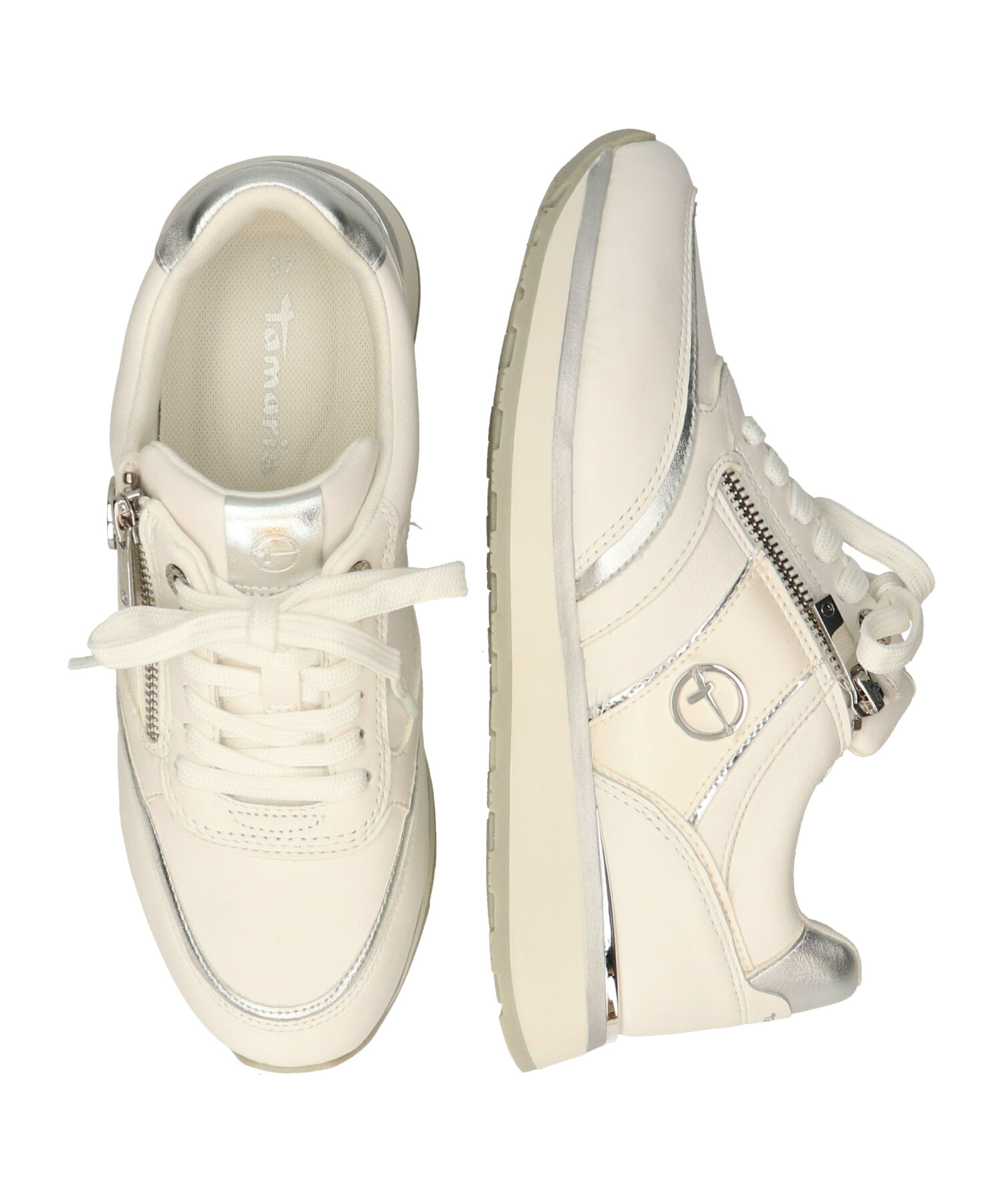 IMPORT SELECT「【Tamaris】サイドジップロゴスニーカー(455801)」|スニーカー|