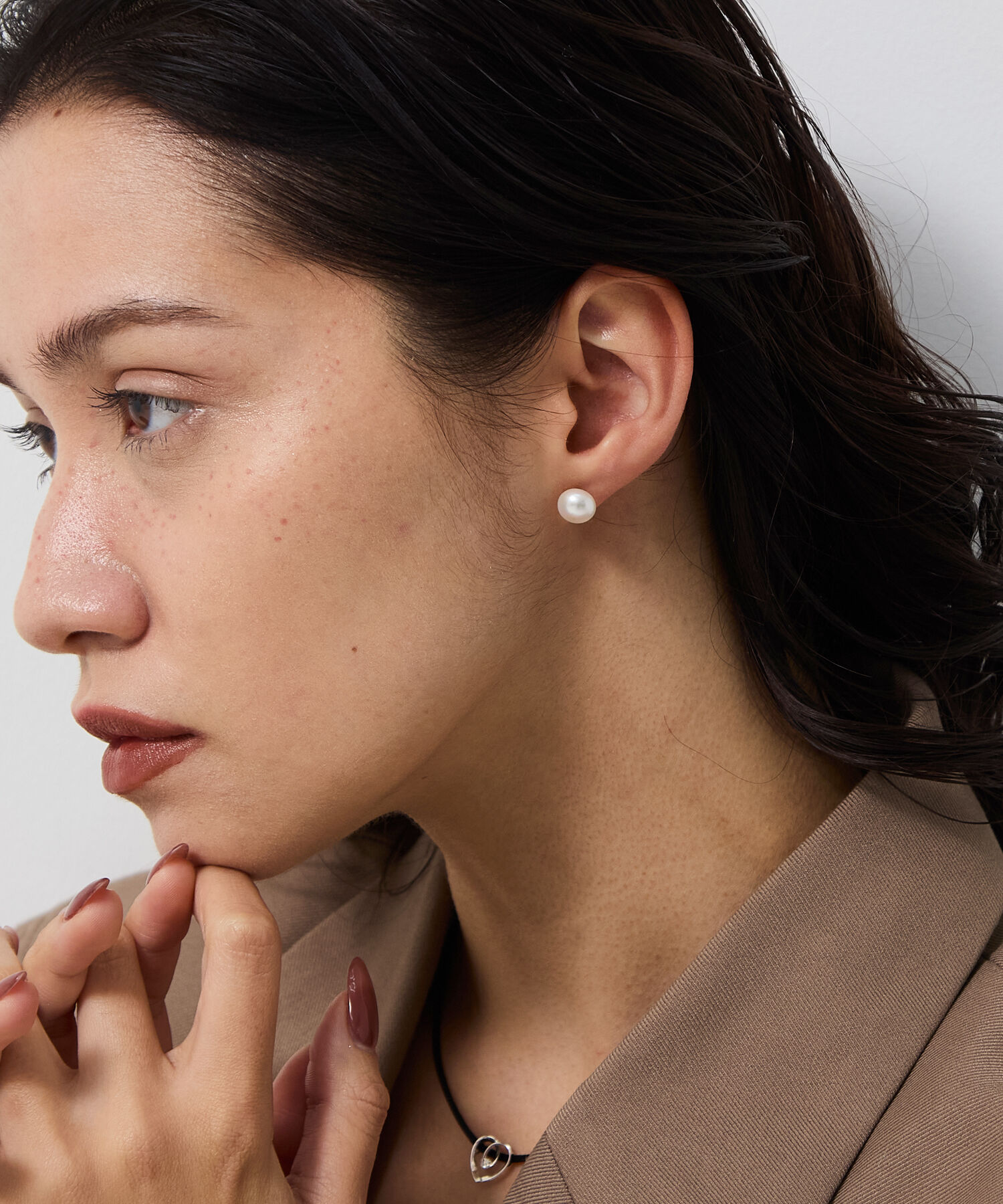 JUPITER「【シリーズ累計販売 1000点突破！】【K10】2way淡水パール&times;バーイヤリング/リバーシブル」|イヤリング|