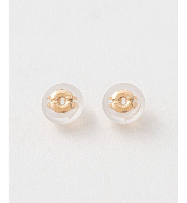 Jouete「K10YG シリコンキャッチ」|ピアス|イエローゴールド