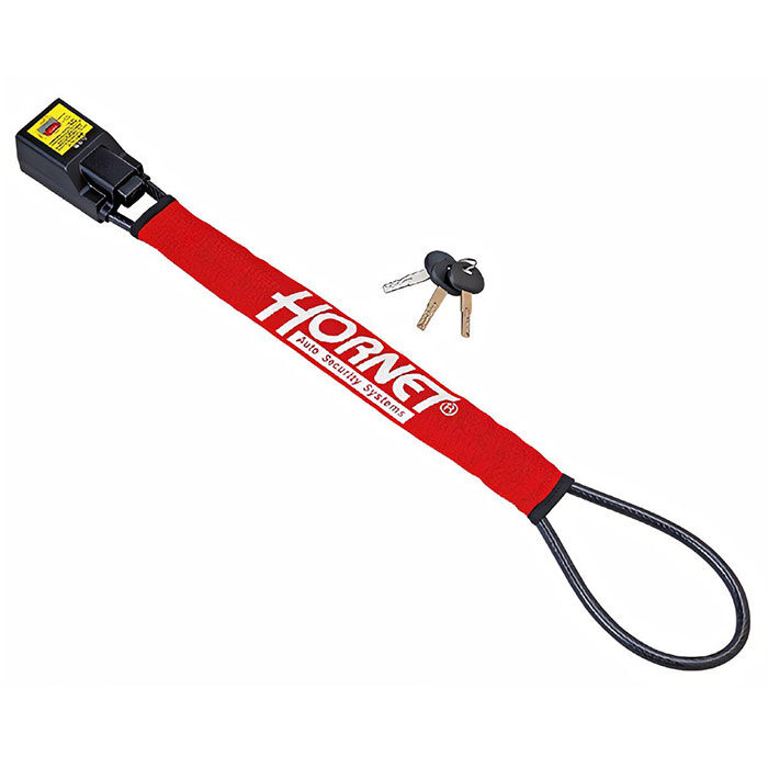 BACKYARD FAMILY「ハンドルロック ホーネット 通販 車 メタルワイヤー式 ワイヤー式 防犯 盗難防止」|その他|