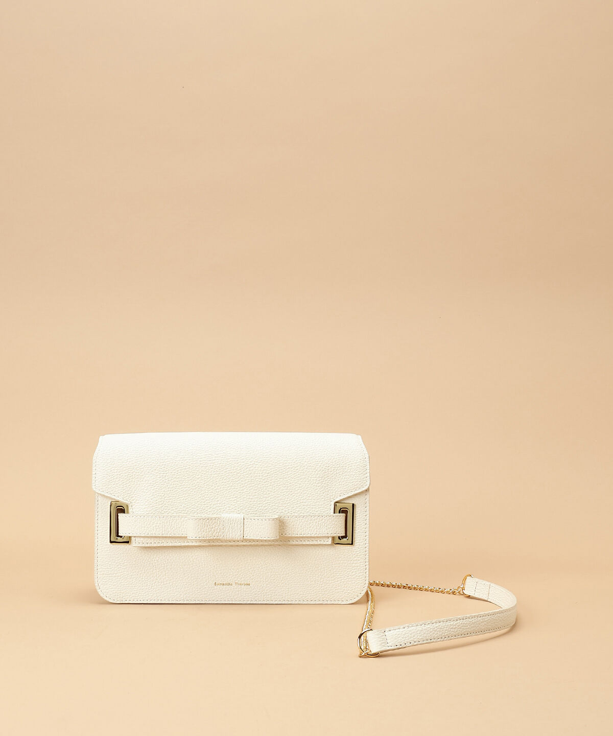Samantha Thavasa「エムシュシュⅡ ショルダーバッグ 大サイズ」|ショルダー・メッセンジャー|オフホワイト