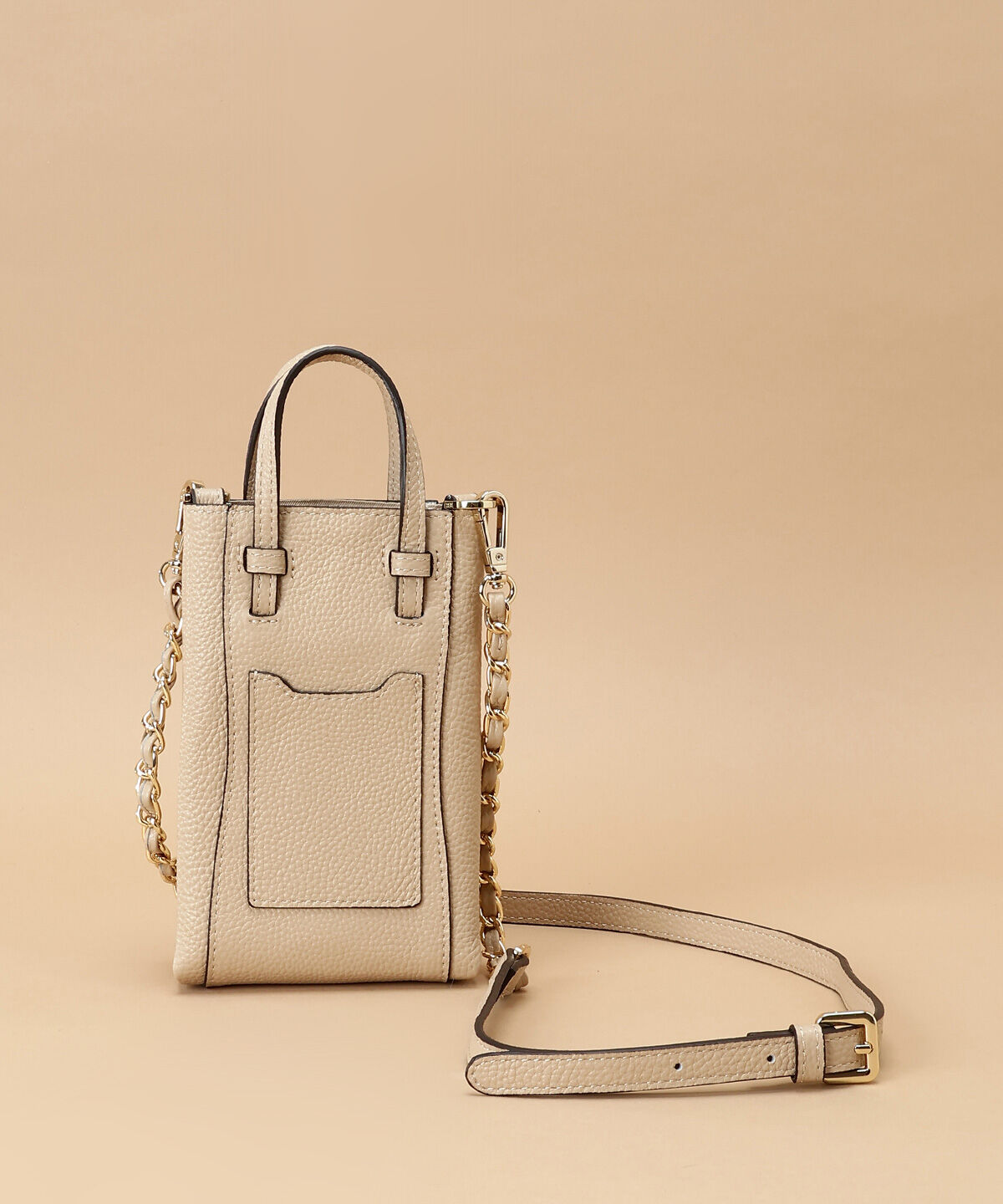 Samantha Thavasa「シンプルスクエア型 レザーミニショルダーバッグ」|ショルダー・メッセンジャー|