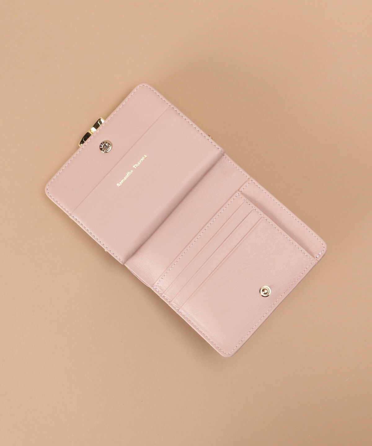 Samantha Thavasa「ソフトレザー 口金折財布」|財布|