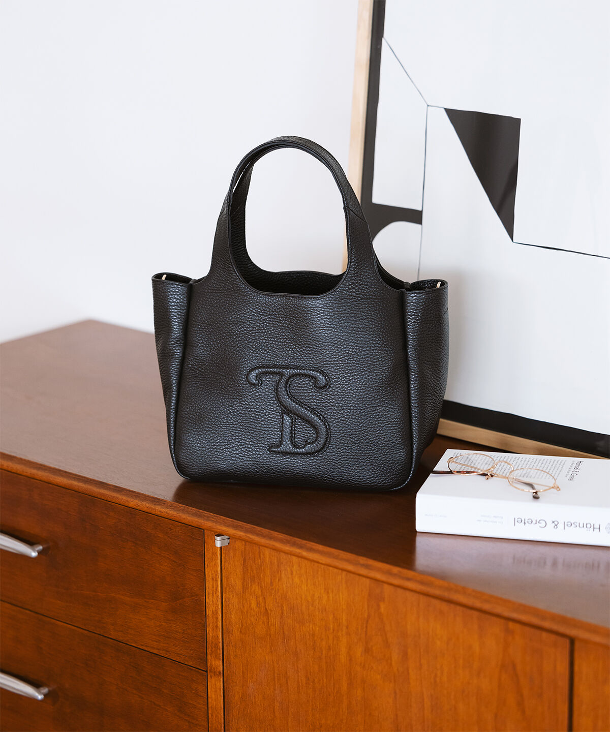 Samantha Thavasa「イタリアンシュリンクレザーバッグ 小サイズ」|ハンドバッグ|