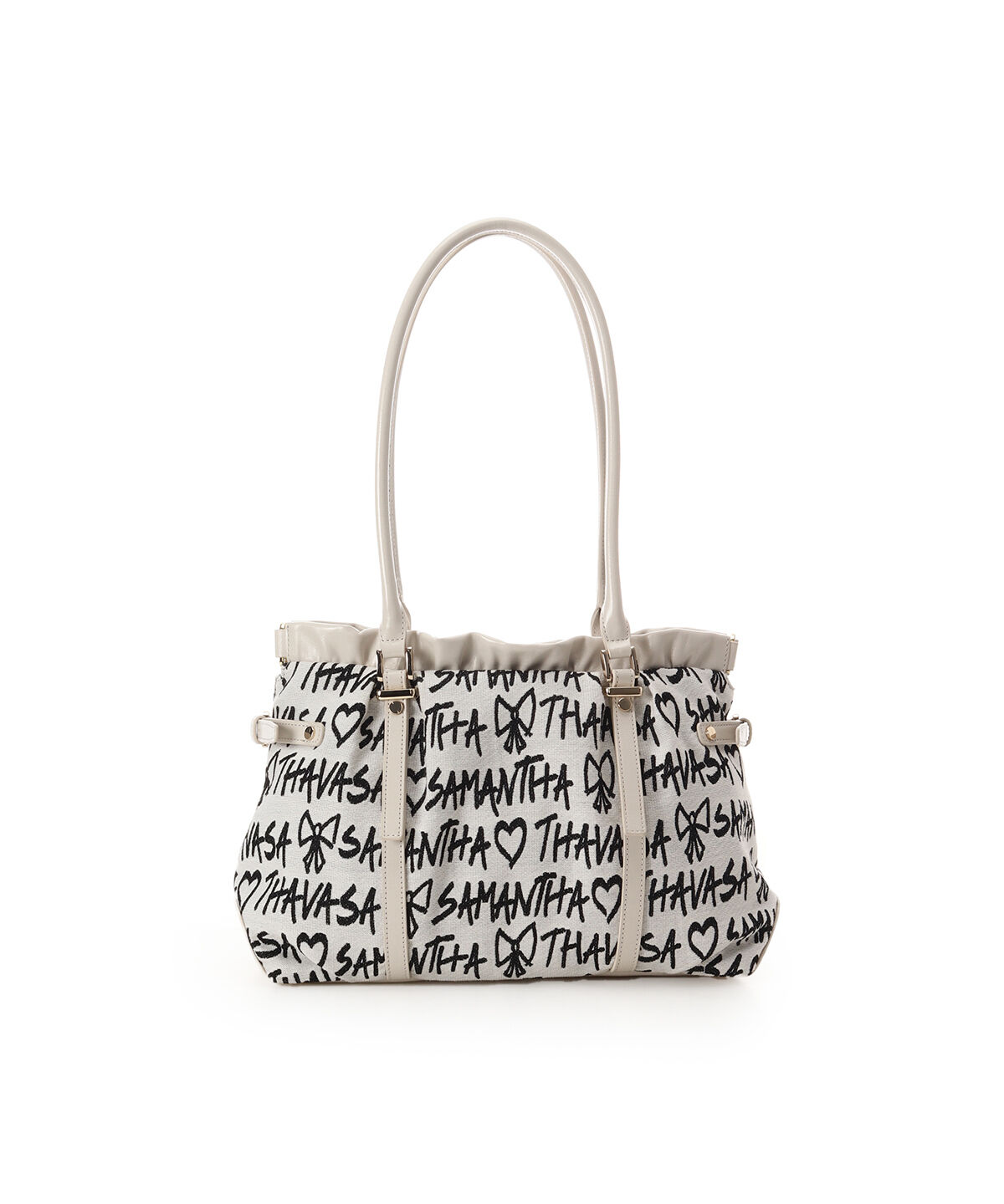 Samantha Thavasa「スクリッタ柄 サマンサ ルプリュ・ミニョン トートバッグ[Revival Collection]」|トートバッグ|