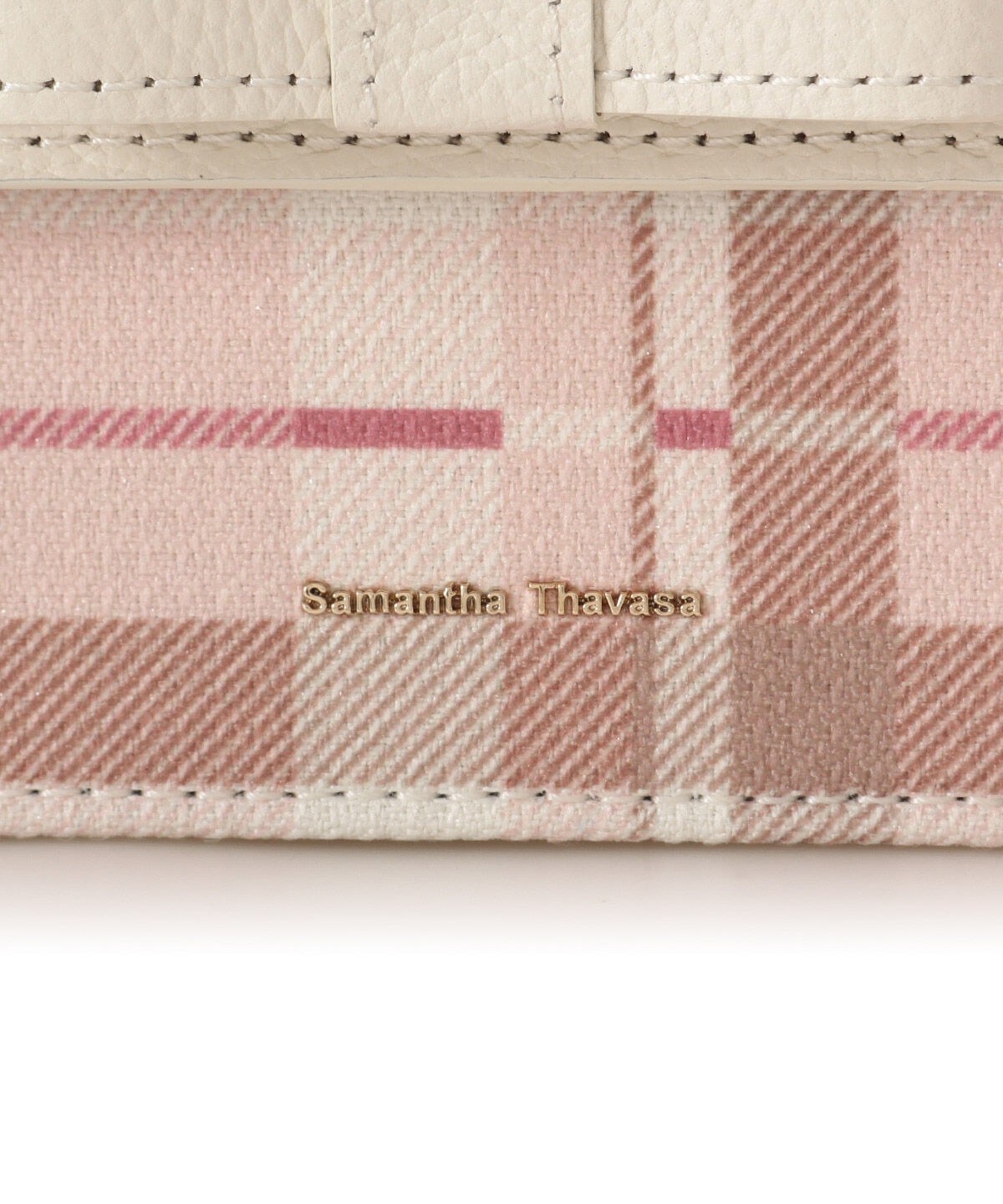 Samantha Thavasa「チェック柄エムシュシュⅢ ショルダーバッグ 大サイズ」|ショルダー・メッセンジャー|