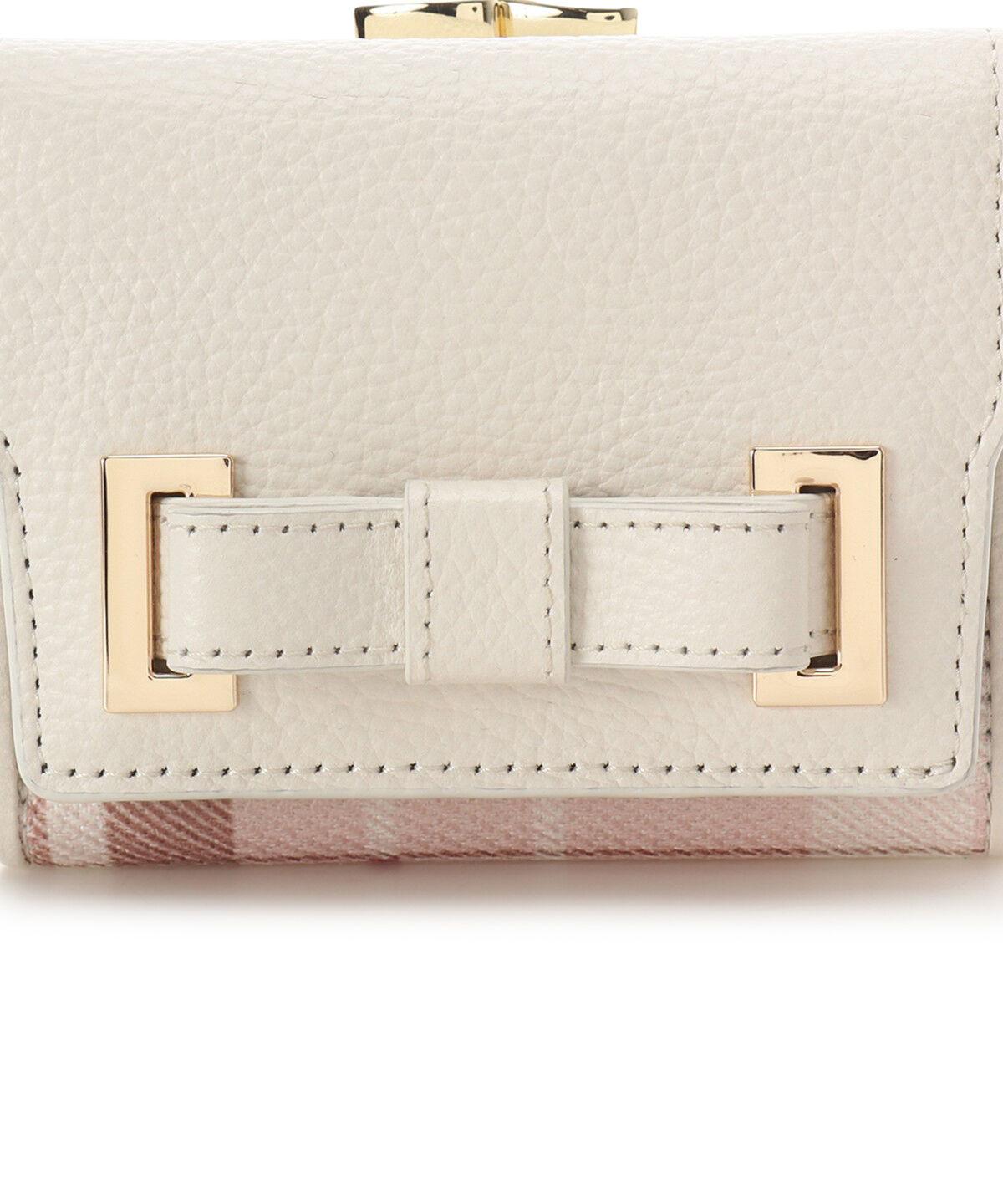 Samantha Thavasa「チェック柄エムシュシュⅢ 口金折財布」|財布|