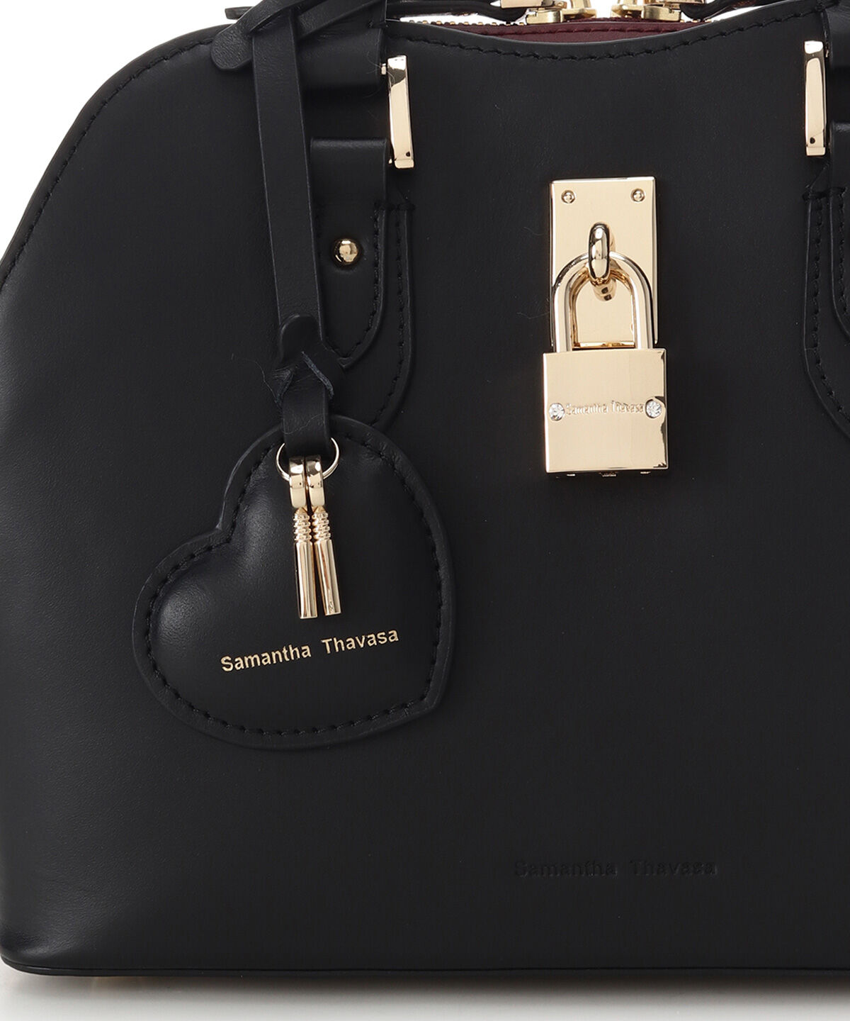 Samantha Thavasa「ハートモチーフレザーハンドバッグ 小サイズ」|ハンドバッグ|