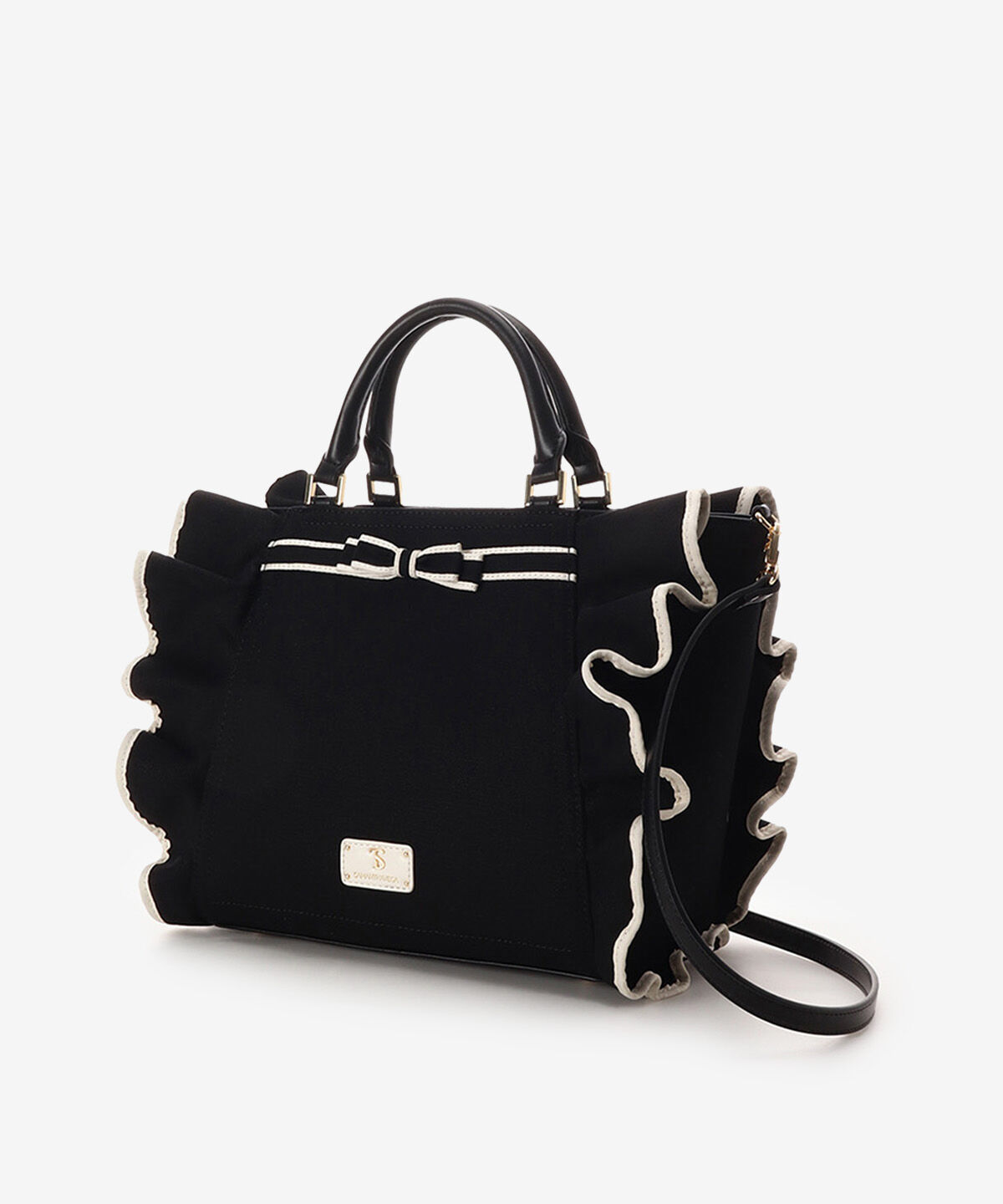 Samantha Vega「リボンフリルハンドバッグ（大）」|ハンドバッグ|