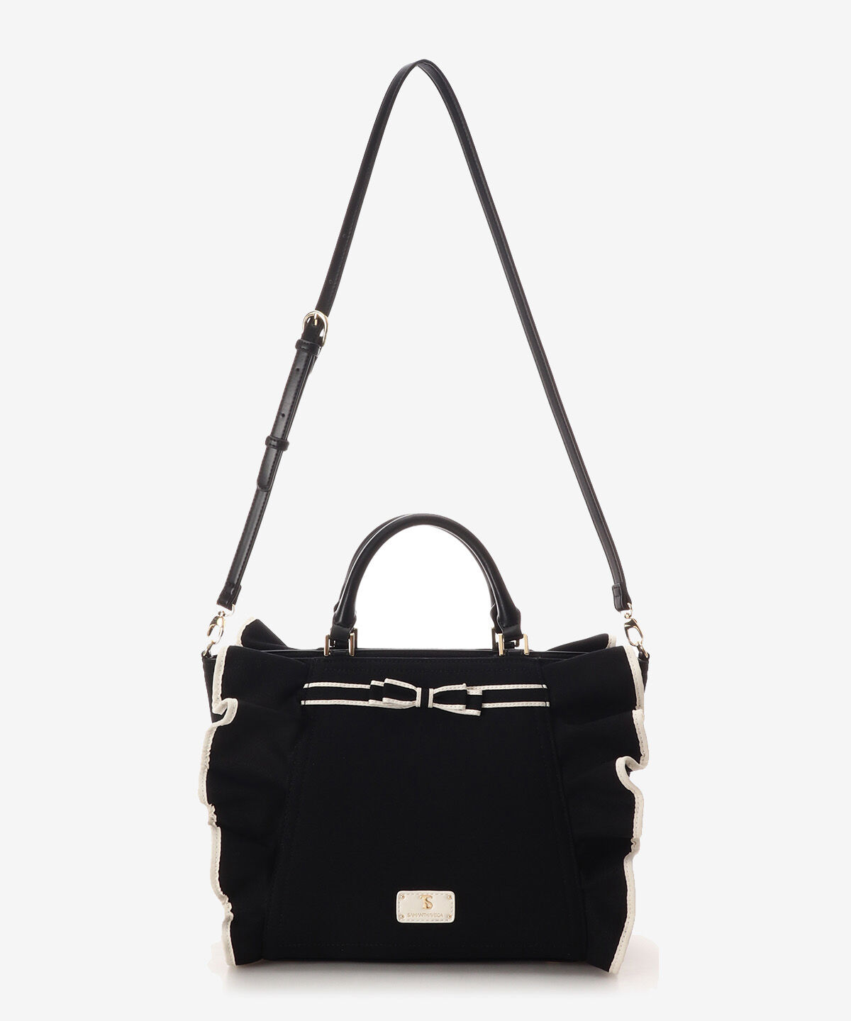 Samantha Vega「リボンフリルハンドバッグ（大）」|ハンドバッグ|