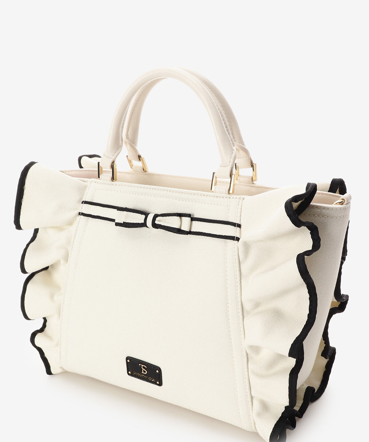 Samantha Vega「リボンフリルハンドバッグ（大）」|ハンドバッグ|