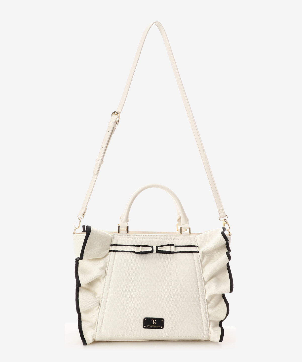 Samantha Vega「リボンフリルハンドバッグ（大）」|ハンドバッグ|