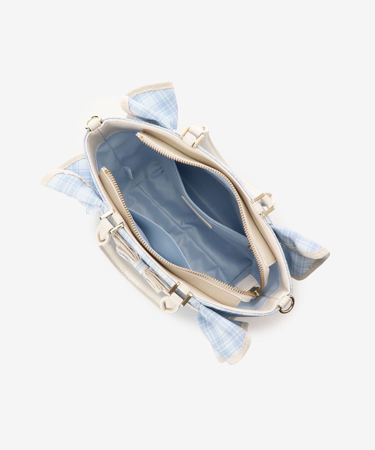 Samantha Vega「チェックリボンフリルハンドバッグ（小）」|ハンドバッグ|