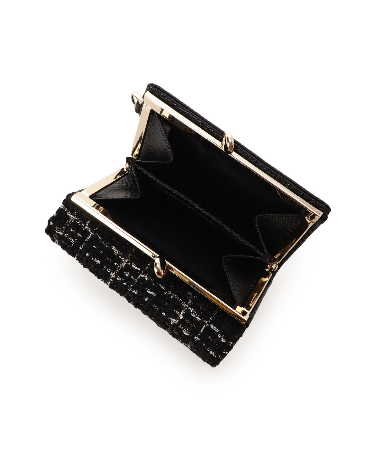 Samantha Vega「ツイードアクセントリボン折財布」|財布|