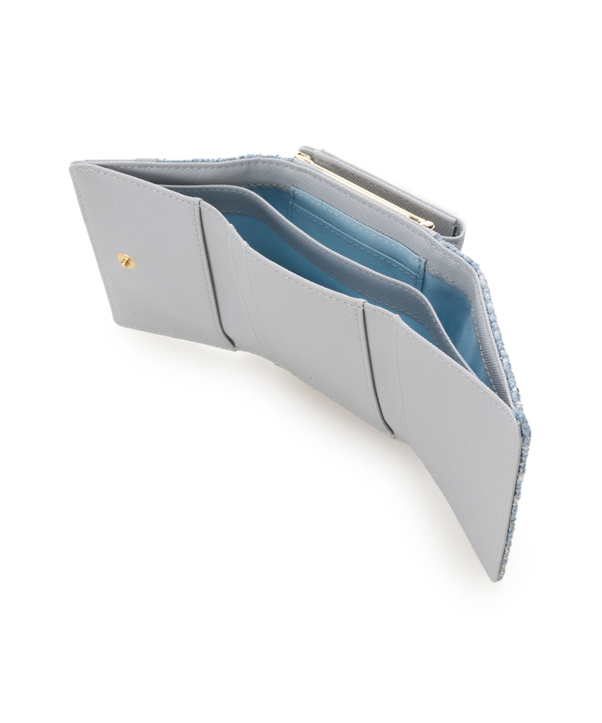 Samantha Vega「ツイードアクセントリボン折財布」|財布|