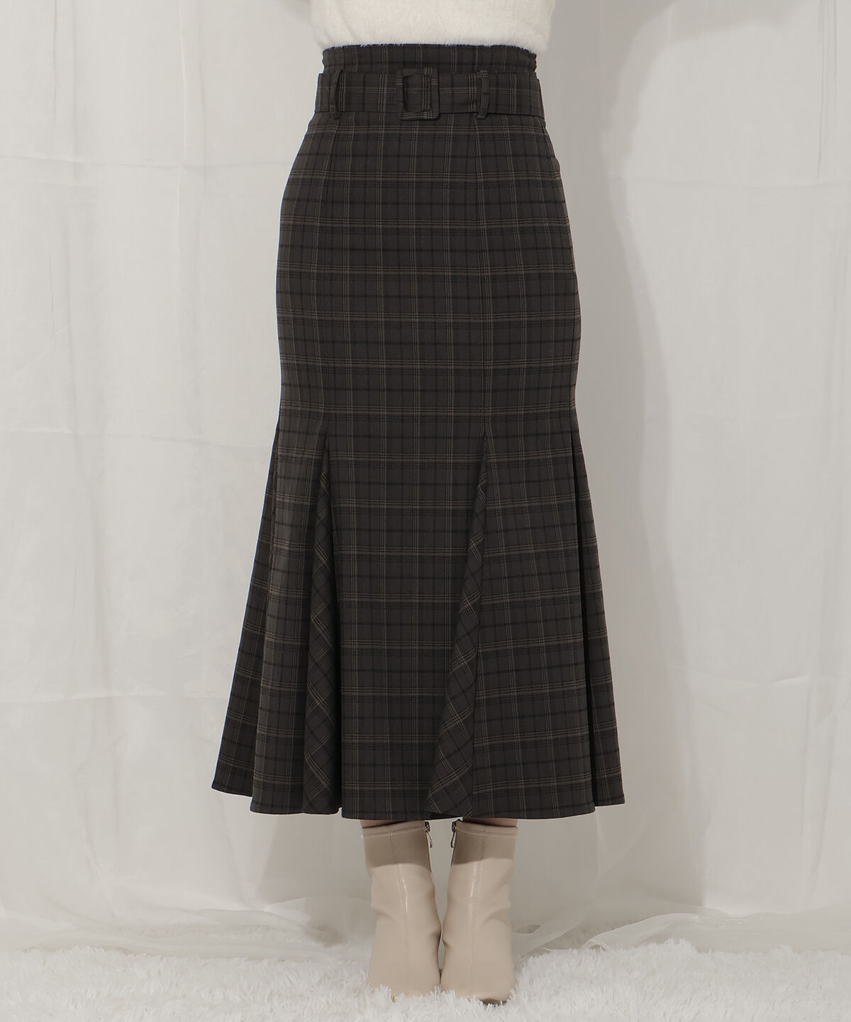 WILLSELECTION「ベルト付きハイウエストマーメイドスカート」|フレア|