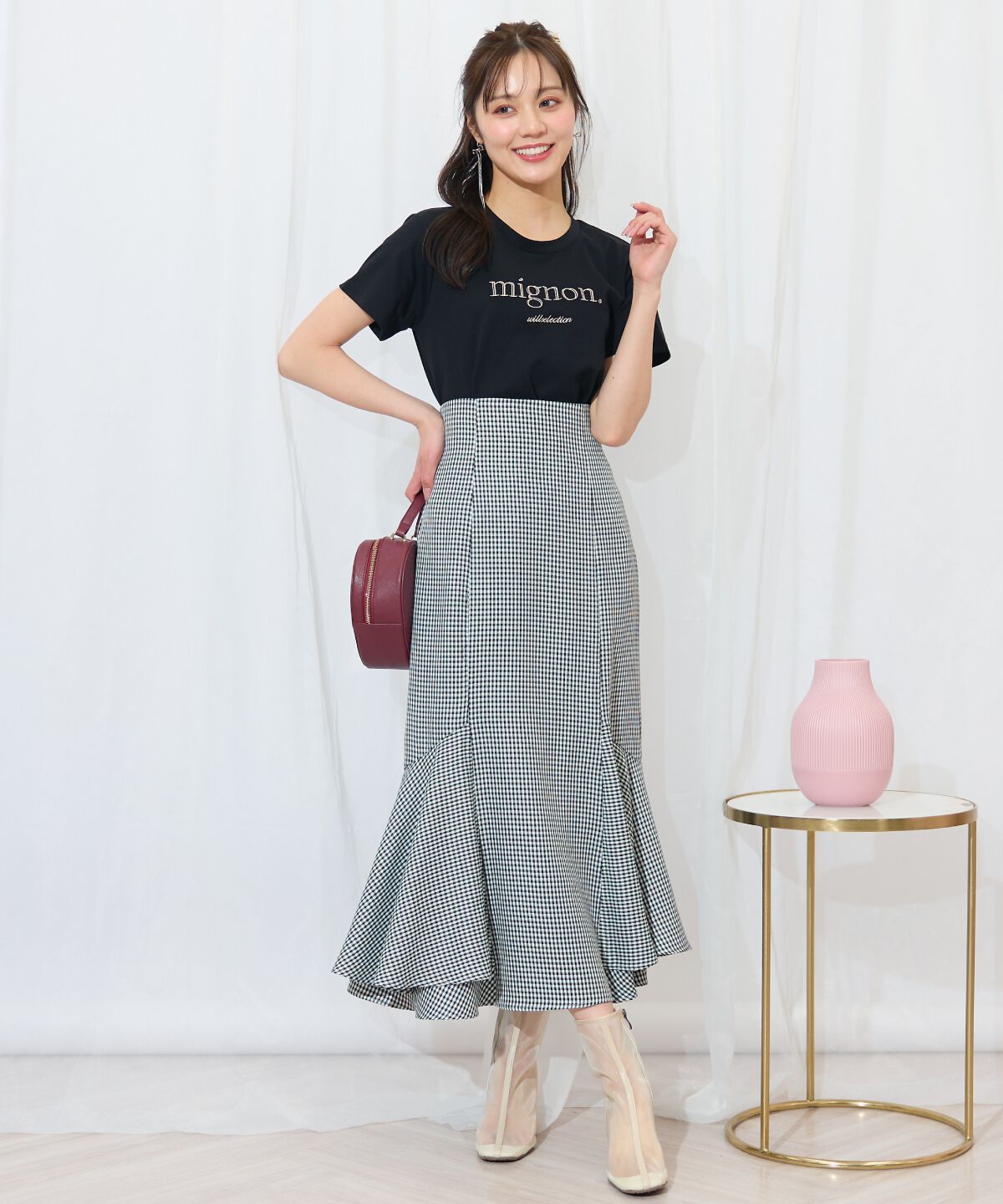 WILLSELECTION「ロゴ刺繍クルーネックTシャツ」|Tシャツ・カットソー|