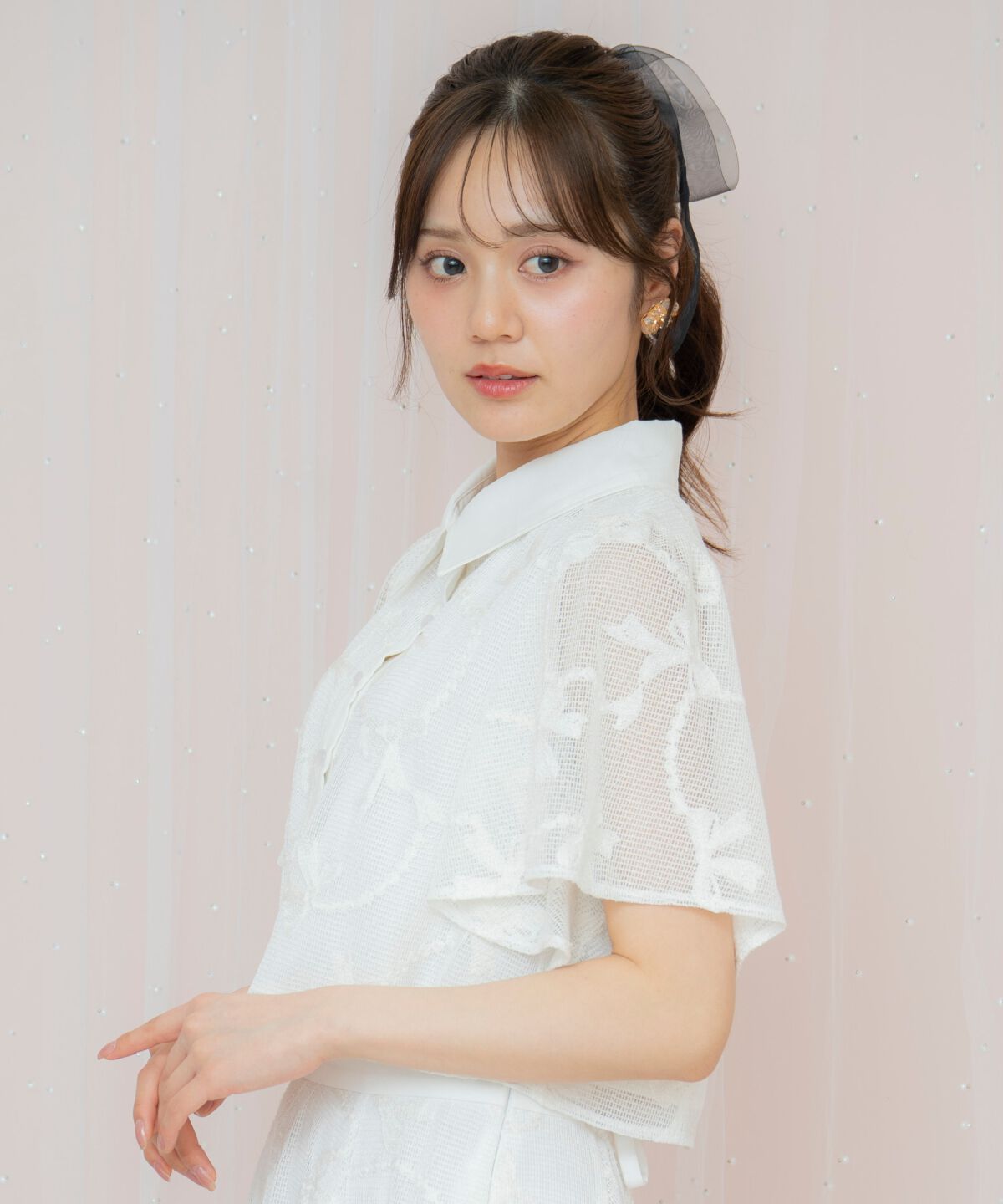 WILLSELECTION「リボンレースブラウス」|シャツ・ブラウス|