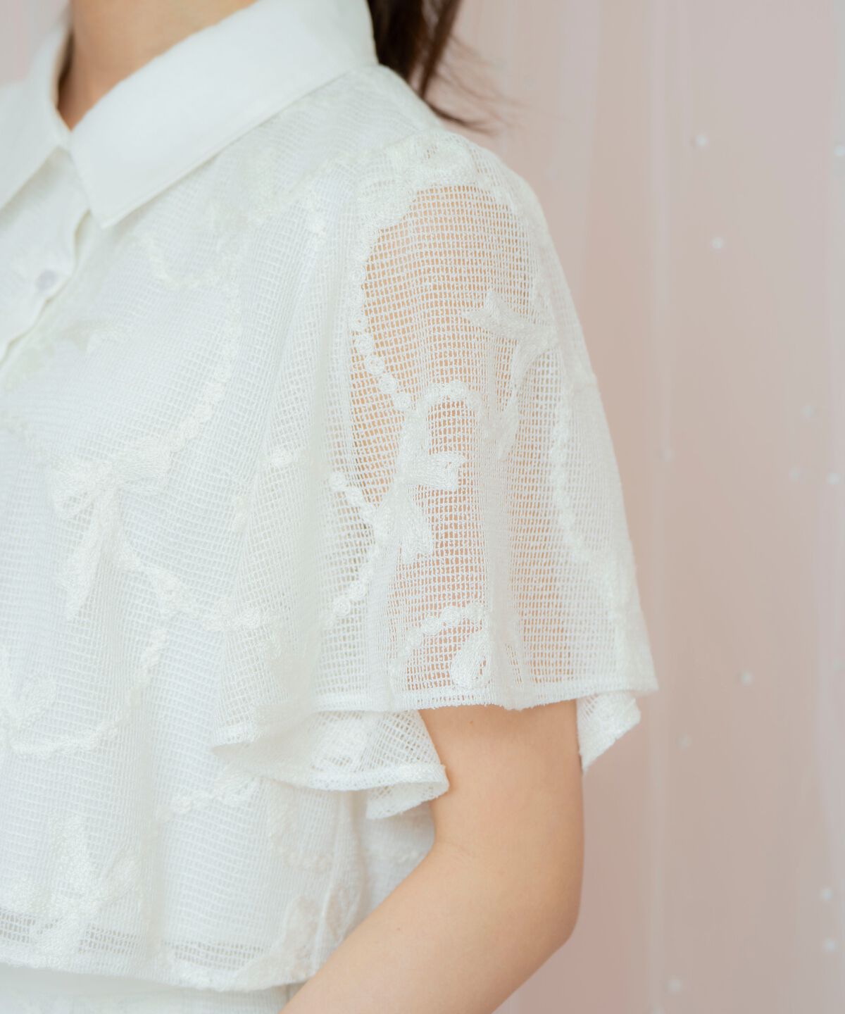 WILLSELECTION「リボンレースブラウス」|シャツ・ブラウス|