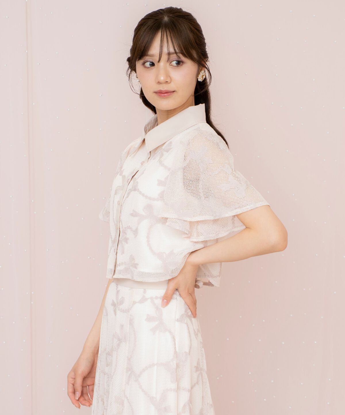 WILLSELECTION「リボンレースブラウス」|シャツ・ブラウス|