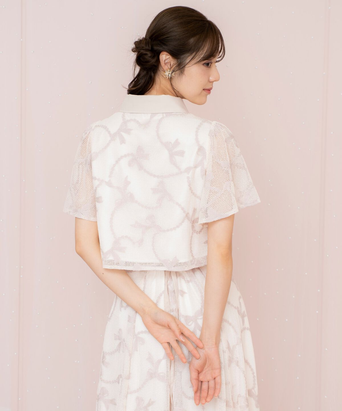 WILLSELECTION「リボンレースブラウス」|シャツ・ブラウス|