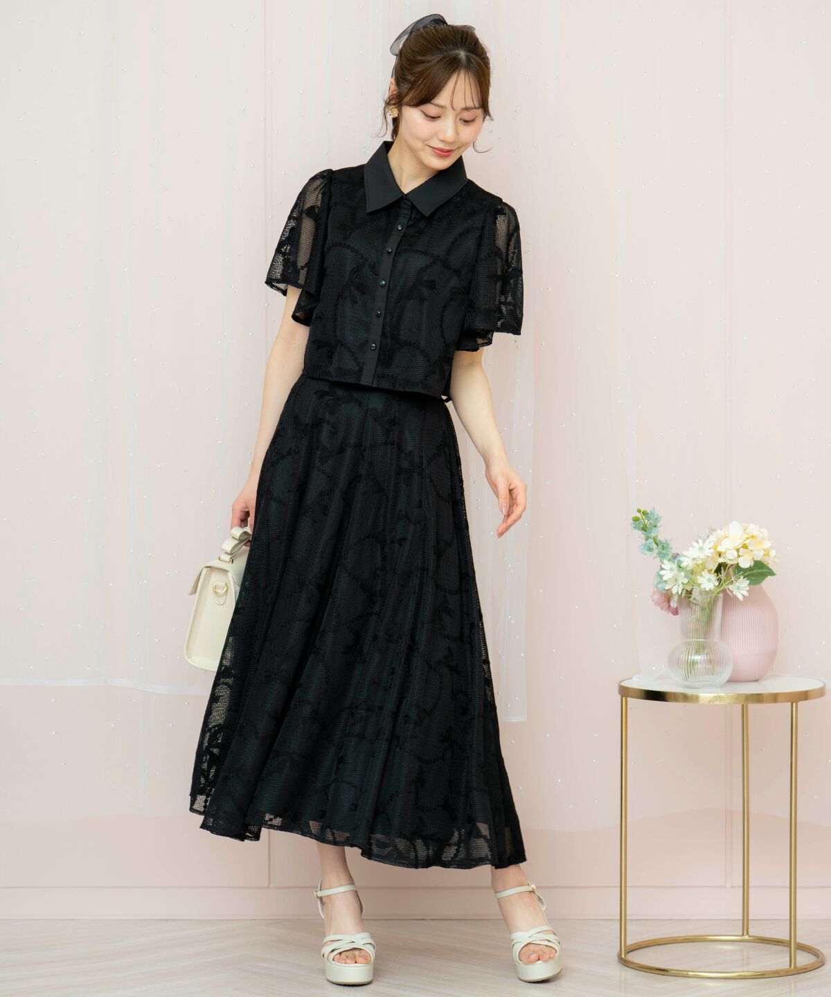 WILLSELECTION「リボンレースブラウス」|シャツ・ブラウス|