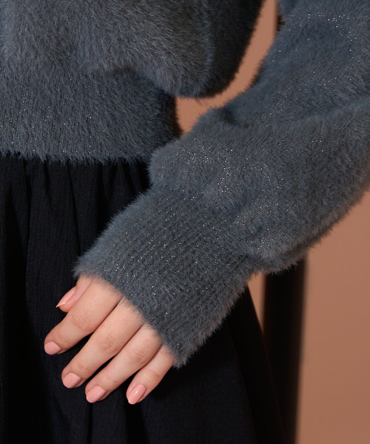 WILLSELECTION「アソートボタンラメフェザーカーディガン」|カーディガン|