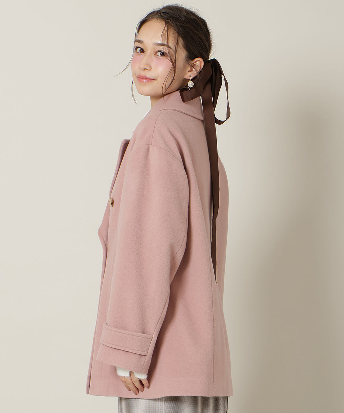 WILLSELECTION「ゴールドボタンミドル丈Ｐコート」|その他|