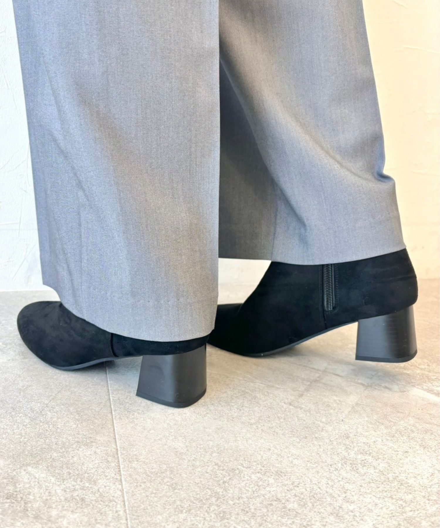 WA Oriental TRaffic「●2024秋冬新作●ビットモチーフミドルヒールブーツ/42406」|ショートブーツ|